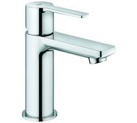 Grohe Lineare Mitigeur monocommandé pour lavabo, XS-Size, vidage Push-Open, bec 107mm, 23791001, Couleur: chrome