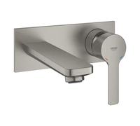 GROHE Lineare New partie apparente économique en eau pour robinet mural encastré taille M avec bec 14,9 cm supersteel 19409DC1