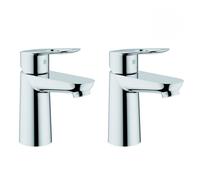 Grohe - Lot de deux mitigeurs Lavabo BauLoop (23337000-DUO)