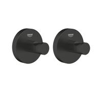 Grohe - Lot de deux START patère mural, noir mat (411732430-GroheBlackDuo)