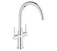 GROHE Mélangeur Évier Ambi Cosmopolitan 30190000 (Import Allemagne) Argent