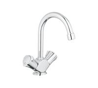 GROHE Mitigeur lavabo Costa 21375001 chromé monocommande orientable poignée double vidage à tirette