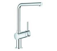 Grohe Minta bras de cuisine chromé , bec en L
