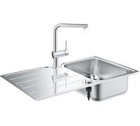 Evier Encastrable Grohe Minta860x500mm Stainless Steel