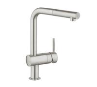 Grohe Minta Mitigeur de cuisine pivotant, avec douchette extractible, 32168DC0,
