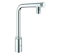 GROHE Minta SmartControl Mitigeur d'évier, avec douchette extractible Dual, 31889000, Couleur: chrome