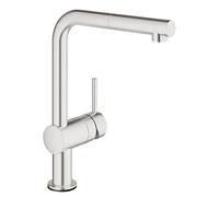 GROHE Mélangeur évier électronique Minta Touch 31360DC1 – bec haut, mousse extractible, acier super