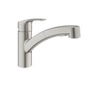grohe - mitigeur avec douchette acier mat - 30305dc1