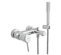 Grohe Mitigeur Bain-Douche Concetto avec Set de Douche Euphoria Cosmopolitan, Chrome 32212001 (Import Allemagne)