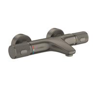 Grohe Precision Feel Mitigeur thermostatique de bain avec raccords en S, 34788AL0, Couleur: graphite dur brossé