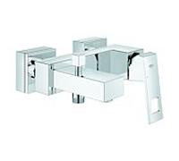 GROHE Mitigeur bain Eurocube montage mural – monocommandé, sécurité intrinsèque, chromé