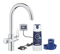 Mitigeur Blue Pure Bau Chromé, avec filtration, 30555000