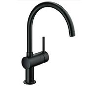 Grohe Minta mitigeur de cuisine 32917KS0 noir velours, bec pivotant, bec en C