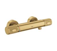 GROHE Precision Feel Mitigeur thermostatique pour douche, portée 313mm, 34790GN0, Couleur: lever de soleil frais brossé