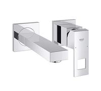 GROHE Mitigeur de salle de bains lavabo Eurocube, montage encastré mural 2 trous, chromé, 23447000 (Import Allemagne)