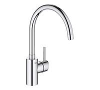 GROHE Mitigeur monocommandé pour évier Concetto 32661003, saillie 224 mm, haut orientable, chrome