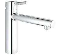 mélangeur Grohe Concetto 31210001 sortie moyenne, chromé fenêtre avant, chromé