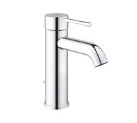GROHE Mitigeur lavabo monocommande Essence 23589001 - Bec fixe - Limiteur de température - Economie d'eau - Chrome - Taille S