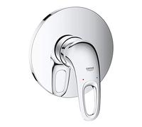GROHE Eurostyle New Partie de finition E pour robinet de douche encastrable sans inverseur poignée ouverte Chrome 24048003
