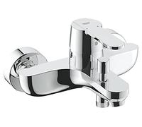 GROHE Mitigeur monocommande bain douche Get, robinet bain douche à montage mural, raccord fileté pour flexible en 1/2", rosaces métal incluses, installation facile, chromé, 32887000 (Import Allemagne)