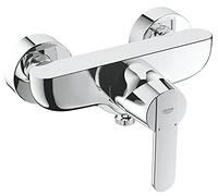 GROHE Mitigeur monocommande bain douche Get, robinet bain douche à montage mural, raccord fileté pour flexible en 1/2", rosaces métal incluses, installation facile, chromé, 32888000 (Import Allemagne)