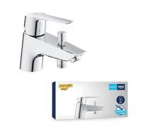 GROHE Mitigeur monocommande Bain / Douche Start, robinet avec inverseur, mousseur économique d'eau, installation rapide, finition brillante et facile à nettoyer, chromé, 23229002 (Import Allemagne)