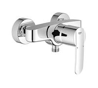 GROHE Mitigeur monocommande Douche Wave Cosmopolitan, montage mural, robinet à raccord fileté 1/2", rosaces incluses, finition brillante et facile à nettoyer, chromé, 23208000 (Import Allemagne)