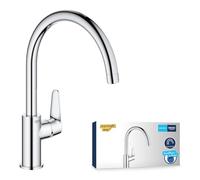GROHE Mitigeur monocommande évier Start Curve 31554001 – col de cygne chromé – Import Allemagne