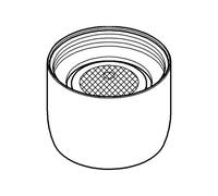 Grohe Mousseur 13928 Durchflussklasse A 15l / Minimum 3 BAR M22x1 Velvet Noir