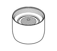 Grohe Mousseur 13928 Durchflussklasse A 15l / Minimum 3 BAR M22x1 Velvet Noir