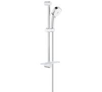 GROHE New Tempesta Cosmopolitan de douche 60cm avec douchette 3 jets et porte savon 9.5L/min chrome/blanc 27576002