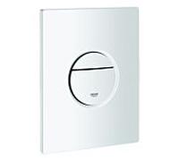 Grohe Nova Cosmopolitan plaque de declenchement 38765SH0, blanc, montage horizontal ou vertical
