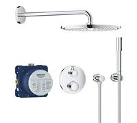 Grohe Pack Encastré Thermostatique Grohtherm avec Ensemble de Douche Rainshower Cosmopolitan 34731000 (Import Allemagne)