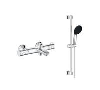 Robinet bain douche thermostatique Grohe grohtherm 800 avec ensemble douche complet 2 jets
