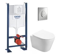 pack wc bâti autoportant + wc swiss aqua technologies infinitio sans bride + plaque chrome (projectinfinitio-2)