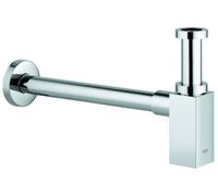 GROHE Pièce de rechange, siphon 1 1/4" pour vidage de lavabo | Siphon de rechange en métal chromé, montage facile sur l'écoulement, usage universel (chrome, 40564000)