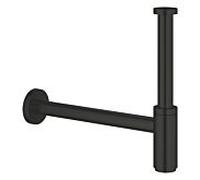 GROHE Siphon 1 1/4" pour Lavabo, Laiton, Noir Mat, 295032430