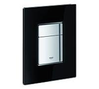 GROHE Plaque de commande WC Cosmopolitan 38845KS0 en verre noir velours