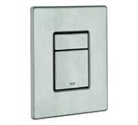 Grohe Grohe Plaque de recouvrement 42371 avec bouton-poussoir acier inoxydable Quantité:1