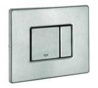 Grohe Grohe Plaque de recouvrement 42374 avec bouton-poussoir acier inoxydable Quantité:1