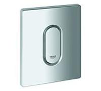 Grohe Grohe Plaque de recouvrement 42380 avec bouton-poussoir chrome mat Quantité:1