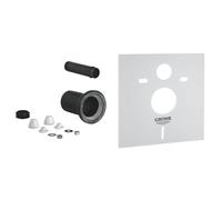 GROHE Plastique Garniture de raccordement Noir 37311K00 (Import Allemagne) & Set d'Isolation Phonique 37131000 (Import Allemagne)