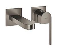 GROHE Mitigeur lavabo Plus 29303AL3 2 trous saillie 146 mm montage encastré Graphite dur brossé