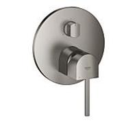 Grohe Plus jeu de finition 24093AL3 mitigeur monocommande encastré avec inverseur à 3 voies, graphite dur brossé