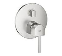 GROHE Mitigeur monocommandé Plus 24093DC3, inverseur 3 voies, encastré, acier super