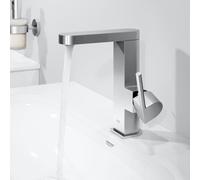 GROHE Mitigeur lavabo Plus 23872003, Taille M, corps lisse, ouverture par pression, chromé