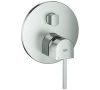 GROHE Plus Mitigeur monocommandé, avec inverseur 3 voies, montage encastré, 24093DC3, Couleur: acier super