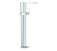 GROHE Plus Mitigeur monocommandé pour bain, à poser au sol, saillie 282mm, hauteur 861-965mm, avec ensemble de douche, 23846003, Couleur: chrome