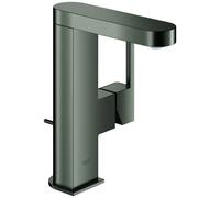 GROHE Plus Mitigeur monocommandé pour lavabo, M-Size, saillie 120mm, orientable, vidage à tirette, 23871AL3, Couleur: graphite dur brossé