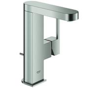 GROHE Plus Mitigeur monocommandé pour lavabo, M-Size, saillie 120mm, orientable, vidage à tirette, 23871DC3, Couleur: acier super